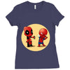 deadpool Ladies Fitted T-Shirt