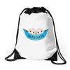 Two Peas In a Pod Twin Baby Boys Drawstring Bags