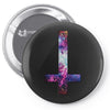 inverted galaxy cross funny  religion banter space fashion new Pin-back button