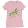 praying mantis Ladies Fitted T-Shirt