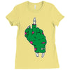 rude zombie Ladies Fitted T-Shirt