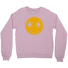 funny smiley face Crewneck Sweatshirt