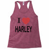 i love harley Racerback Tank