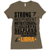 Strong Independent Motivated Libra Ladies Fitted T-Shirt