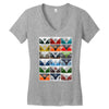 vw camper van fronts, ideal gift or birthday present Women's V-Neck T-Shirt