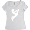 fun ghost Women's Triblend Scoop T-shirt