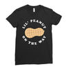 Little Peanut on the Way Ladies Fitted T-Shirt