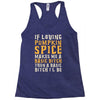 if loving pumpkin spice makes me a basic bitch Racerback Tank