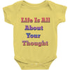 life is all Baby Onesie