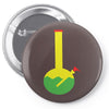 rasta bong water pipe slide insert stem filtered Pin-back button