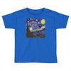 tardis starry night Toddler T-shirt