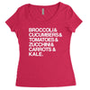 vegan Women's Triblend Scoop T-shirt