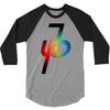 jake paul colorful 3/4 Sleeve Shirt