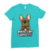 where's my coffee Ladies Fitted T-Shirt