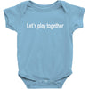 let's play together Baby Bodysuit