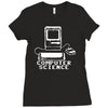 computer science pc nerd gamer zocker shooter funny Ladies Fitted T-Shirt