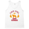 This Girl Loves Saint Bernard Tank Top