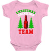 christmas drinking team Baby Bodysuit