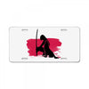Wolf And Lady License Plate