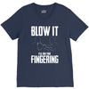 alien blow it fingering V-Neck Tee
