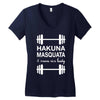 hakuna masquata Women's V-Neck T-Shirt