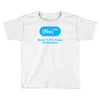 nerdy to the power of awesome Toddler T-shirt