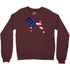 patriotic boxer Crewneck Sweatshirt