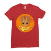I am Groot Ladies Fitted T-Shirt