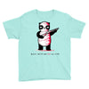 black, red and white Youth Tee