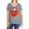 black coffee Ladies Curvy T-Shirt