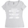 I Screwed Mothers Day So Fathers Day Lousy Tshirt Women's Triblend Scoop T-shirt