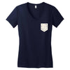 Free Birds Pocket Women's V-Neck T-Shirt