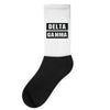 Delta Gamma Black Socks