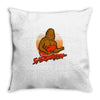 sasqwatch Throw Pillow