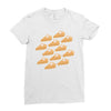 ugly pumpkin pie Ladies Fitted T-Shirt