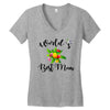 world's best mom Women's V-Neck T-Shirt