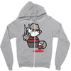 freddy krueger cartoon ideal birthday present or gift Zipper Hoodie
