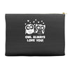 owl always love you Accessory Pouches