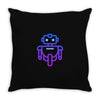 robot andro Throw Pillow