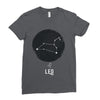 Leo Zodiac Sign Minimal Design Ladies Fitted T-Shirt