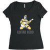 guitar hero Women's Triblend Scoop T-shirt
