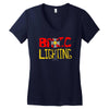 video thumbnail for how to do basic lighting Women's V-Neck T-Shirt
