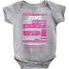 quens are born in june Baby Bodysuit