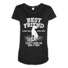 Best Friend Great Dane Maternity Scoop Neck T-shirt