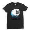 ewe crazy Ladies Fitted T-Shirt
