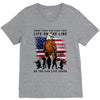 Honor Those Who Place Their Life On The Line V-Neck Tee