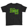 daddy's little zombie hunter Youth Tee
