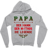 vater   die legende Zipper Hoodie