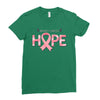 breast cancer hope Ladies Fitted T-Shirt