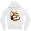 halftone fox (regular) Zipper Hoodie